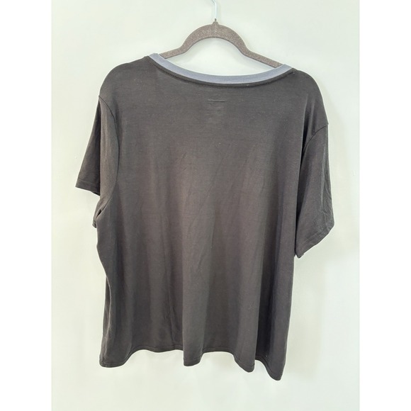 Fruit of the Loom Women's Soft & Breathable V-Neck Short Sleeve Sleep Top 2XL - Picture 2 of 7